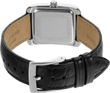 Michael Kors Emery Three Hand Silver Dial Black Leather Strap Watch For Women - MK4696 Authentic Buy Shop Now