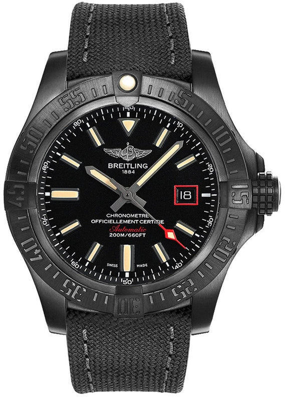Breitling Avenger Titanium Blackbird 44mm Automatic Mens Watch - V1731110BD74/109W Authentic Buy Shop Now