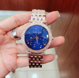 Michael Kors Darci Blue Dial Rose Gold Steel Strap Watch for Women - MK3728 Authentic Buy Shop Now