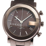 Gucci G Chrono Brown Dial Brown Steel Strap Watch For Men - YA101341 Authentic Buy Shop Now