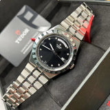 Tudor Royal Automatic Diamonds Black Dial Silver Steel Strap Watch for Men - M28600-0004 Authentic Buy Shop Now