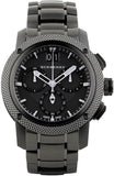 Burberry Endurance Chronograph Quartz Black Dial Black Steel Strap Watch For Men - BU9801 Authentic Buy Shop Now
