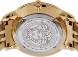 Versace Audrey Quartz Grey Dial Gold Steel Strap Watch for Women - VELR00719 Authentic Buy Shop Now