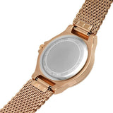 Michael Kors Lennox Three Hand Rose Gold Dial Rose Gold Mesh Strap Watch For Women - MK7336 Authentic Buy Shop Now