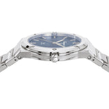 Salvatore Ferragamo F-80 Classic Blue Dial Silver Steel Strap Watch for Men - SFDT01320 Authentic Buy Shop Now