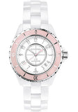 Chanel J12 Quartz Diamonds Ceramic White Dial White Steel Strap Watch for Women - J12 H4466 Authentic Buy Shop Now