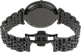 Emporio Armani Gianni T Bar Analog Black Dial Black Steel Strap Watch For Men - AR11299 Authentic Buy Shop Now