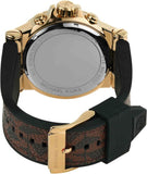 Michael Kors Dylan Chronograph Black Dial Brown Rubber Strap Watch For Men - MK8904 Authentic Buy Shop Now