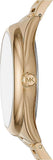 Michael Kors Janelle Gold Dial Gold Steel Strap Watch For Women - MK7086 Authentic Buy Shop Now