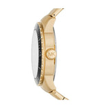 Michael Kors Cunningham Multifunction Black Dial Gold Steel Strap Watch For Men - MK7154 Authentic Buy Shop Now