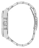 Guess Zeus Multifunction Diamonds Silver Dial Silver Steel Strap Watch for Men - GW0209G1 Authentic Buy Shop Now