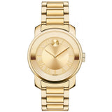 Movado Bold Gold Dial Gold Steel Strap Watch for Women - 3600323 Authentic Buy Shop Now