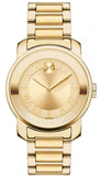 Movado Bold Gold Dial Gold Steel Strap Watch for Women - 3600323 Authentic Buy Shop Now