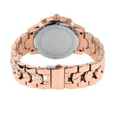 Michael Kors Ritz Chronograph Rose Gold Dial Rose Gold Steel Strap Watch For Women - MK7223 Authentic Buy Shop Now