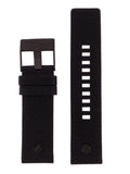 Diesel Little Daddy Chronograph Black Dial Black Leather Strap Watch For Men - DZ7291 Authentic Buy Shop Now