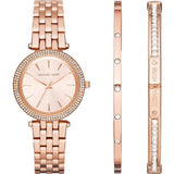 Michael Kors Darci Rose Gold Dial Rose Gold Steel Strap Watch for Women - MK3431 Authentic Buy Shop Now