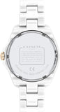 Coach Preston Mother of Pearl Dial White Steel Strap Watch for Women - 14503661 Authentic Buy Shop Now
