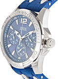 Guess Oasis Multifunction Blue Dial Two Tone Steel Strap Watch for Men- W0366G2 Authentic Buy Shop Now
