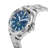 Tag Heuer Aquaracer Calibre 5 Automatic Blue Dial Silver Steel Strap Watch for Men - WAY2012.BA0927 Authentic Buy Shop Now