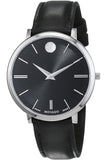 Movado 1881 Automatic Black Dial Black Leather Strap Watch for Men - 606873 Authentic Buy Shop Now