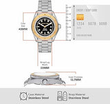 Michael Kors Maritime Analog Black Dial Silver Steel Strap Watch for Men - MK9161 Authentic Buy Shop Now