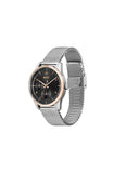 Hugo Boss Sophio Black Dial Silver Mesh Bracelet Watch for Men -1513961 Authentic Buy Shop Now