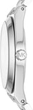 Michael Kors Channing Quartz White Dial Two Tone Steel Strap Watch For Women - MK6649 Authentic Buy Shop Now
