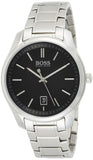 Hugo Boss Governer Black Dial Silver Steel Strap Watch for Men - 1513488 Authentic Buy Shop Now