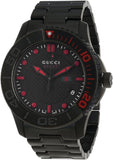 Gucci G Timeless Sport Black Dial Black Steel Strap Watch For Men - YA126230 Authentic Buy Shop Now