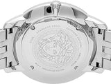 Versace V-Urban Light Blue Dial Silver Steel Strap Watch for Men - VELQ00419 Authentic Buy Shop Now