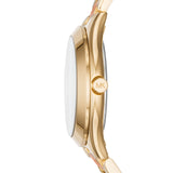 Michael Kors Mini Slim Runway Rose Gold Dial Two Tone Steel Strap Watch for Women - MK3650 Authentic Buy Shop Now