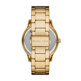 Michael Kors Tibby Three Hand Gold Dial Gold Steel Strap Watch For Women - MK6879 Authentic Buy Shop Now
