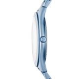 Michael Kors Slim Runway Blue Dial Blue Steel Strap Watch For Women - MK4548 Authentic Buy Shop Now