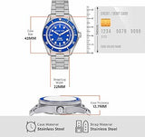 Michael Kors Maritime Three-Hand Blue Dial Silver Steel Strap Watch for Men - MK9160 Authentic Buy Shop Now