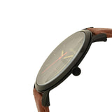 Fossil The Minimalist Black Dial Brown Leather Strap Watch for Men - FS5305 Authentic Buy Shop Now
