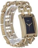 Guess Trend Multi Chain Black Dial Gold Steel Strap Watch for Women - U1117L5 Authentic Buy Shop Now