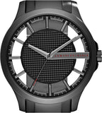 Armani Exchange Hampton Chronograph Grey Dial Grey Steel Strap Watch For Men - AX2188 Authentic Buy Shop Now