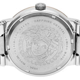 Versace Greca Quartz White Dial Two Tone Steel Strap Watch For Women - VEVH01020 Authentic Buy Shop Now