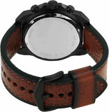 Fossil Bronson Chronograph Black Dial Brown Leather Strap Watch for Men - FS5856 Authentic Buy Shop Now