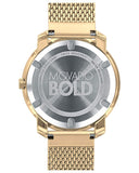Movado Bold Gold Dial Gold Mesh Bracelet Watch for Women - 3600242 Authentic Buy Shop Now