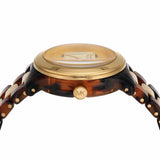 Michael Kors Runway Three-Hand Brown Dial Two Tone Steel Strap Watch for Women - MK7354 Authentic Buy Shop Now