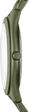 Michael Kors Slim Runway Green Dial Green Steel Strap Watch for Women - MK4526 Authentic Buy Shop Now