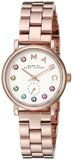 Marc Jacobs Baker White Dial Rose Gold Steel Strap Watch for Women - MBM3441 Authentic Buy Shop Now