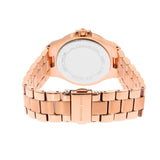 Michael Kors Camille Chronograph White Dial Rose Gold Steel Strap Watch For Women - MK7271 Authentic Buy Shop Now