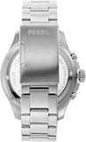 Fossil FB-03 Chronograph Black Dial Silver Steel Strap Watch for Men - FS5725 Authentic Buy Shop Now