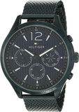 Tommy Hilfiger Gavin Chronograph Blue Dial Blue Mesh Bracelet Watch for Men - 1791471 Authentic Buy Shop Now