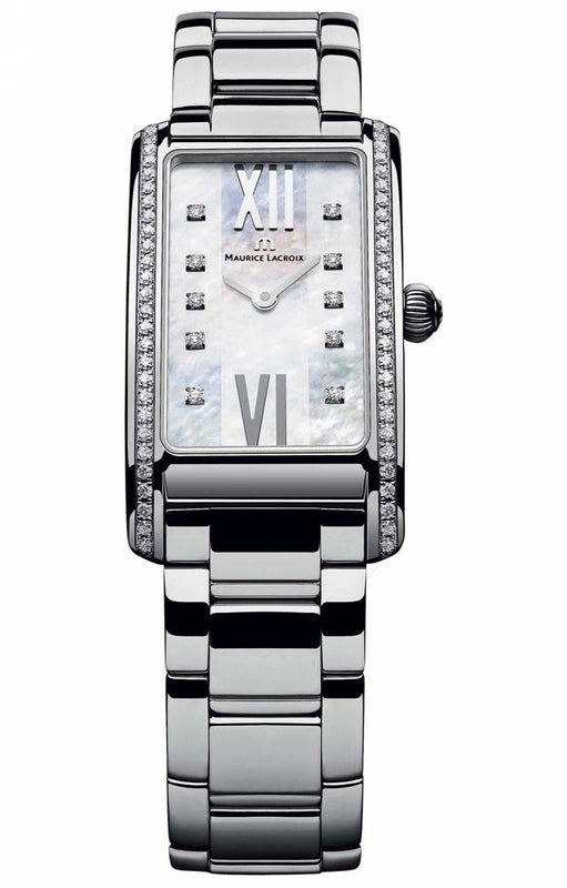 Maurice Lacroix Fiaba Diamonds White Dial Silver Steel Strap Watch for for Women - FA2164-SD532-170 Authentic Buy Shop Now