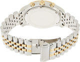 Michael Kors Lexington Silver Dial Two Tone Steel Strap Watch for Men - MK8344 Authentic Buy Shop Now
