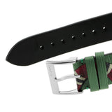 Gucci G Timeless Le Marche Des Merveilles Green Dial Green Leather Strap Watch for Women - YA1264081 Authentic Buy Shop Now