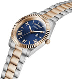 Guess Quartz Blue Dial Two Tone Steel Strap Watch For Men - GW0265G12 Authentic Buy Shop Now